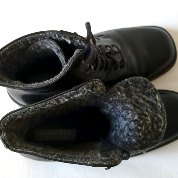 Feetfirst. Leather Heeled Boots. Black. Size 37 EU - Picture 11 of 15